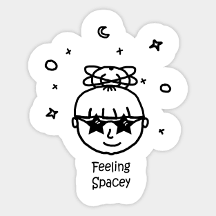 Feeling Spacey Sticker